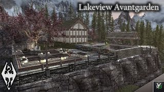 LAKEVIEW AVANTGARDEN Player Home Mod Xbox Modded Skyrim Mod Showcase [upl. by Sema]