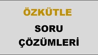 9 Sınıf öz kütle kütle hacim karışımların öz kütlesi soru çözümü sınavlara hazırlık [upl. by Attalie]