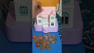 TOSS COIN MINI DEPOSIT BANKSATISFYINGASMRSHORT VEDIO [upl. by Chap]