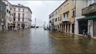 Acqua alta Chioggia Venezia [upl. by Coppock328]