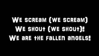 Fallen Angels  Black Veil Brides lyrics [upl. by Anelat]