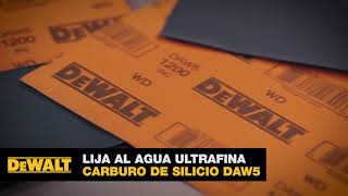 Lijas al agua DAW4 y Ultrafina DAW5 [upl. by Anelrac]