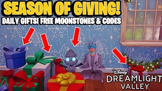 New Holiday Event Free Moonstones Furniture Items amp MORE  Dreamlight Valley [upl. by Maiocco290]