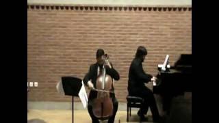 Miltiades Cassaras plays Popper s Tarantella for cello and piano [upl. by Nomaj]