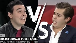 Manuel Pedrero VS Hijo de VIGGIANO  Son DELINCUENTES por ASALTAR al SENADO  Mesa en MILENIO TV [upl. by Lyudmila940]