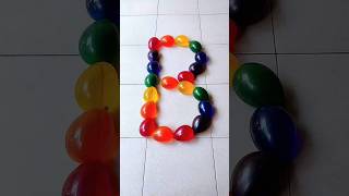 quotBquot Its Beautiful Water Color Balloons Popping Reverse Video [upl. by Ynnej399]