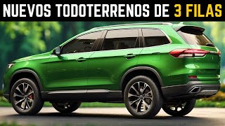 7 NUEVOS SUV de 3 filas de asientos para comprar en 2024 [upl. by Motch847]