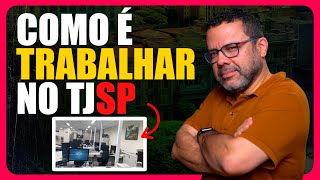 COMO É TRABALHAR NO TJSP DIA A DIA DO ESCREVENTE [upl. by Mixam262]