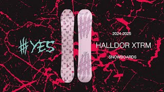 YES Snowboards 2425 Halldor XTRM [upl. by Alyl]