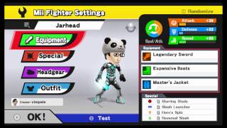 How to get Custom Moves Costumes and TONS of Trophies Super Smash Bros 1080p 60fps [upl. by Ehtyaf]