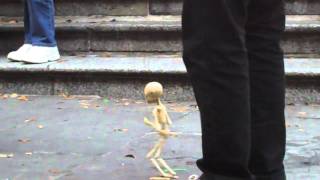 Dancing Skeleton Puppet Singing Johnny b Good [upl. by Mehitable]