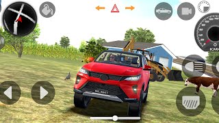 Indian car driving 3D in res fortuner legender red offroading test dollar song trending video [upl. by Wearing]