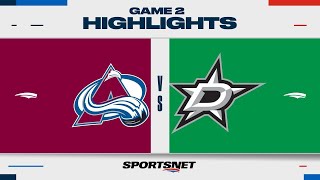 NHL Game 2 Highlights  Avalanche vs Stars  May 9 2024 [upl. by Nitsud10]