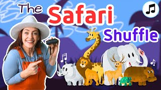 The Safari Shuffle  Songs For Kids  Nursery Rhymes  Toddler Learning [upl. by Eilyr]