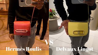 Delvaux Lingot vs Hermès Roulis  Which bag is the fairest of them all  Anesu Sagonda [upl. by Spiros]