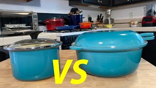 Enameled Cast Iron vs Enameled Steel Which Is Better For You [upl. by Adnilam]