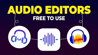 3 Best FREE Audio Editing Softwares for PC ✔ [upl. by Ainavi]