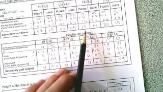 Calculating Tide Times and Heights for Non Standard Ports Tewantin [upl. by Nirda791]