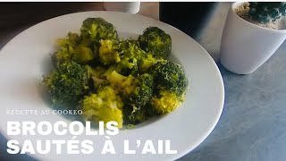 Brocolis Sautés à l’ail au Cookeo [upl. by Etnahc]