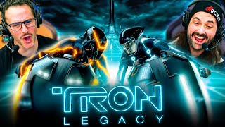 TRON LEGACY 2010 MOVIE REACTION FIRST TIME WATCHING Full Movie Review  TR3N  Daft Punk [upl. by Anayhd]