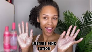 Lusters Pink Lotion and Glosser Has a New Look [upl. by Trace]