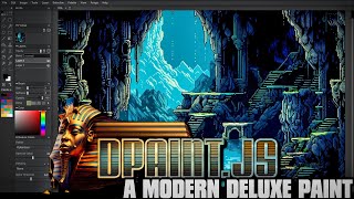 DPaintjs  A Modern Deluxe Paint Perfect For Pixel Artists [upl. by Mallis]