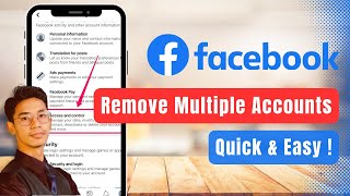 How to Remove Multiple Accounts on Facebook [upl. by Atkins]