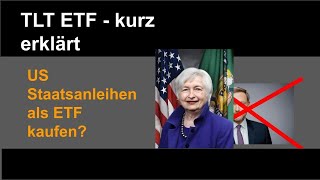 iShares 20 Year Treasury Bond  TLT ETF kurz erklärt [upl. by Petracca930]