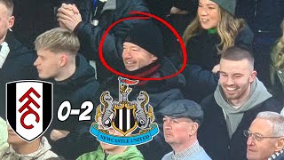 Fulham 02 Newcastle  ALAN SHEARER IN THE AWAY END AS THE FA CUP DREAM CONTINUES [upl. by Sheets]