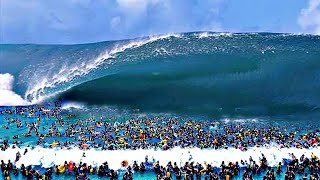 12 Ondas GIGANTES Capturadas Por Câmeras [upl. by Lledal]