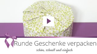 Geschenke Runde Geschenke verpacken  DANATO [upl. by Eiclek966]