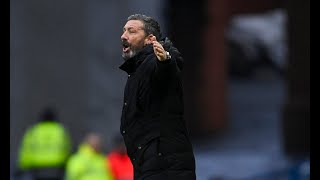 Rangers A postmatch  Derek McInnes [upl. by Ayanal]