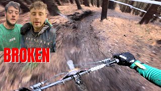 ENDURO MOUNTAIN BIKE RACING IS BRUTAL [upl. by Orgel]