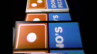 1986 Dominos Pizza quotQuality comes firstquot TV Commercial [upl. by Jephum687]