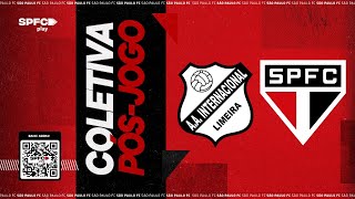 COLETIVA PÓSJOGO INTER DE LIMEIRA X SÃO PAULO  SPFC PLAY [upl. by Ahsyak]