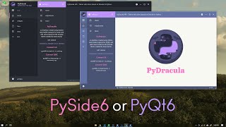 PyDracula  Modern Gui Python  Flat Style  Qt DesignerPySide6 or PyQt6  FREE DOWNLOAD [upl. by Aurore98]