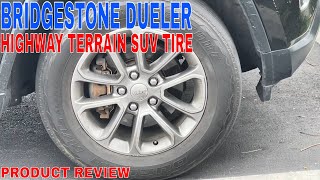 ✅ Bridgestone Dueler HL Alenza Highway Terrain SUV Tire P28545R22 110 H 🔴 [upl. by Theobald]