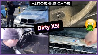 Dirty BMW X5 cleaning  Satisfying ASMR [upl. by Elleon506]