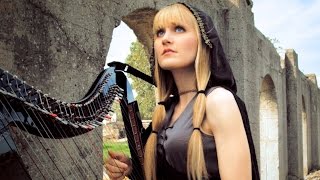 THE BARD’S SONG Blind Guardian Harp Twins  ELECTRIC HARP [upl. by Kenji]