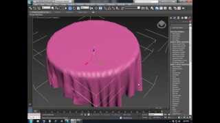 3DS Max  Cloth Simulation basic tutorial [upl. by Gabe]