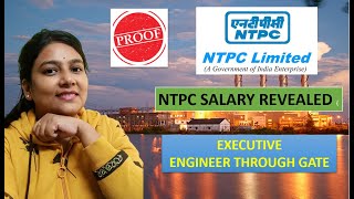 NTPC SALARY REVEALED Executive engineer through GATE meenugupta gate2023 gate2024 meenugateese [upl. by Ceevah]