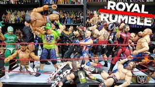 WWE ROYAL RUMBLE ACTION FIGURE MATCH [upl. by Malkah]