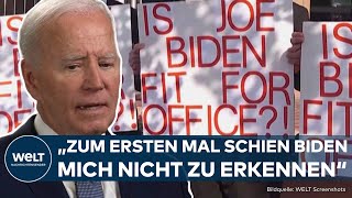 USA quotZum ersten Mal schien Biden mich nicht zu erkennenquot Kollektiver Druck von USDemokraten wächst [upl. by Cathe710]