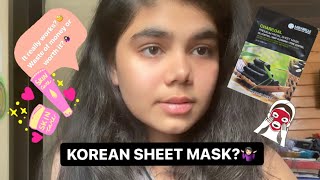 Mirabelle charcoal sheet mask review MUST WATCH [upl. by Waldron]