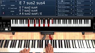 Sadie by The Spinners  Piano Tutorial [upl. by Llertram]