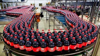 Amazing coca cola manufacturing line  Inside the soft drink factory  Filling Machine [upl. by Daveda]