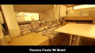 Pennine Fiesta 1996 Model Tour  Folding Camper [upl. by Eusassilem]