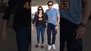 ❣️ Bollywood actor Real life partner age Gap ❣️ Bollywood couple age difference shorts ytshorts [upl. by Tripp]