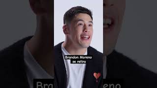 Brandon Moreno anunció que se retira de las peleas de la UFC brandonmoreno ufc [upl. by Norreht]