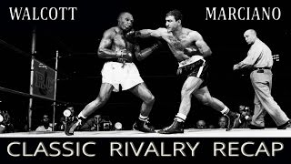 Jersey Joe Walcott vs Rocky Marciano  Classic Rivalry Recap [upl. by Hteb]